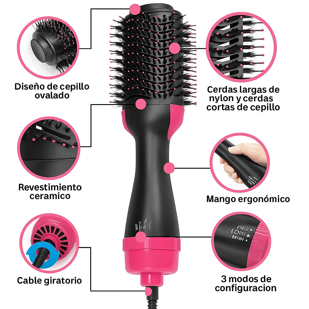 Cepillo Secador Voluminizador Salon One